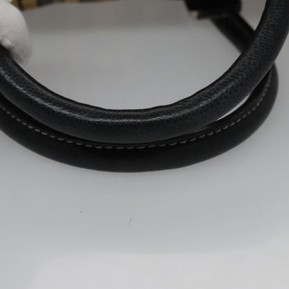 CHANEL Central Station Hand Bag PVC Beige CC 105991