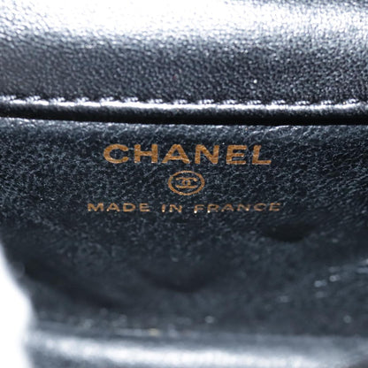 CHANEL Pouch Patent leather Black CC 106201