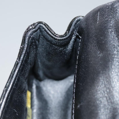 CHANEL Pouch Patent leather Black CC 106201
