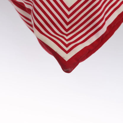 CHANEL Chain Tote Bag Nylon White Red CC 106203