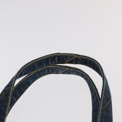CHANEL Matelasse Shoulder Bag Denim Blue CC 106434A