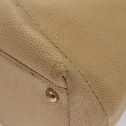 CHANEL Shoulder Bag Caviar Skin Beige CC 106440
