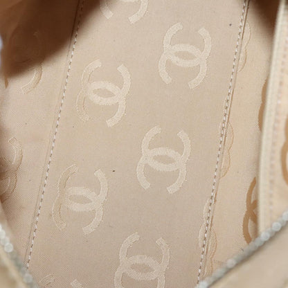 CHANEL Shoulder Bag Caviar Skin Beige CC 106440