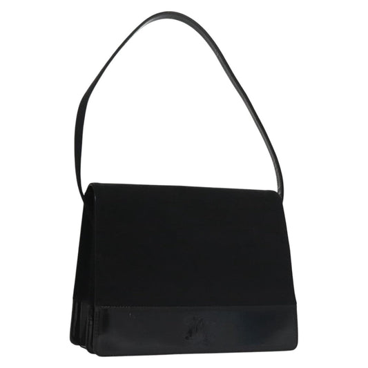 CHANEL Matelasse Shoulder Bag Cotton Black CC 106442