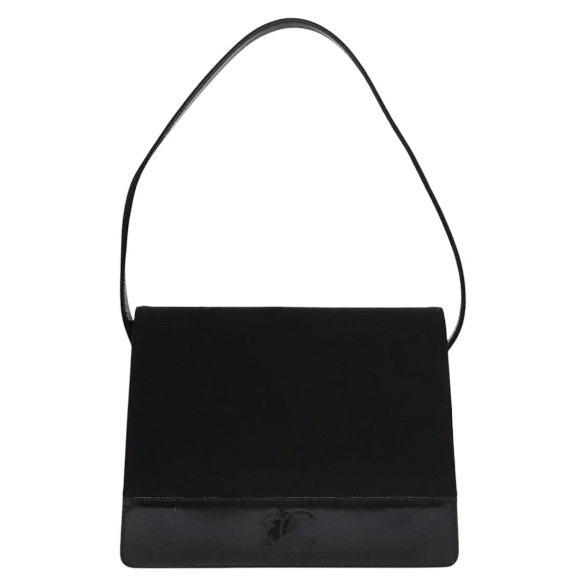 CHANEL Matelasse Shoulder Bag Cotton Black CC 106442