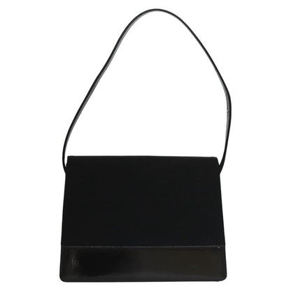 CHANEL Matelasse Shoulder Bag Cotton Black CC 106442