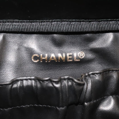 CHANEL Vanity Cosmetic Pouch Caviar Skin Wine Red CC 107627A
