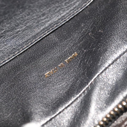 CHANEL Matelasse Chain Hand Bag Lamb Skin Black CC 107642