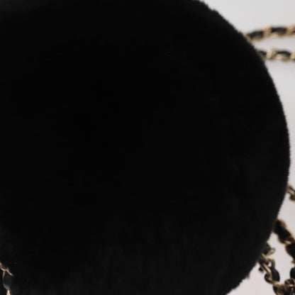 CHANEL Chain Shoulder Bag Black CC 107766A