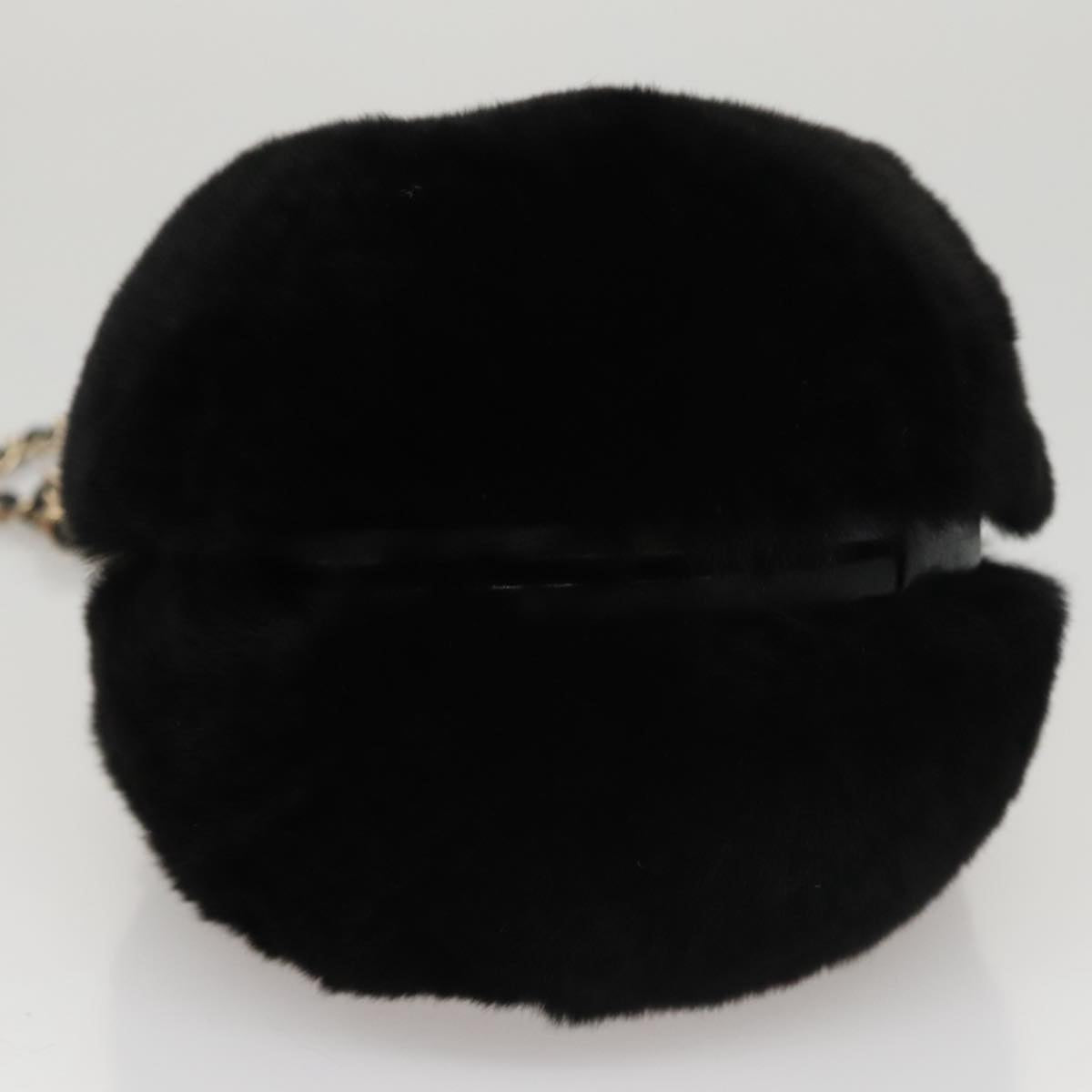 CHANEL Chain Shoulder Bag Black CC 107766A