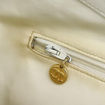 CHANEL Shoulder Bag Canvas Navy CC 107861