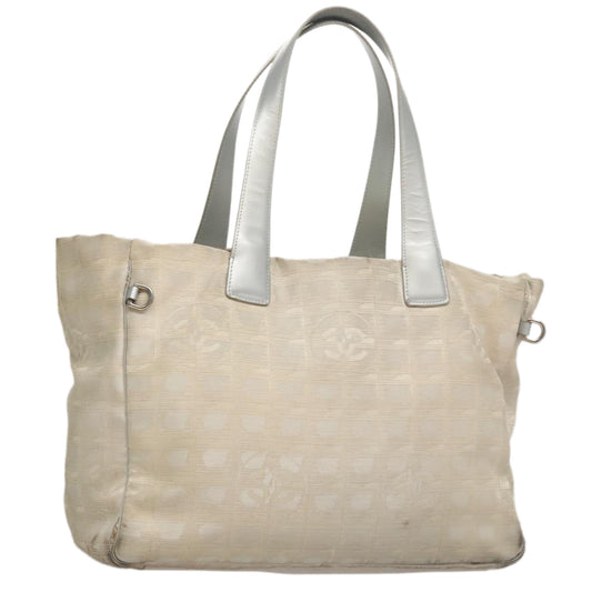 CHANEL New Travel line Tote Bag Nylon Pink CC 108344