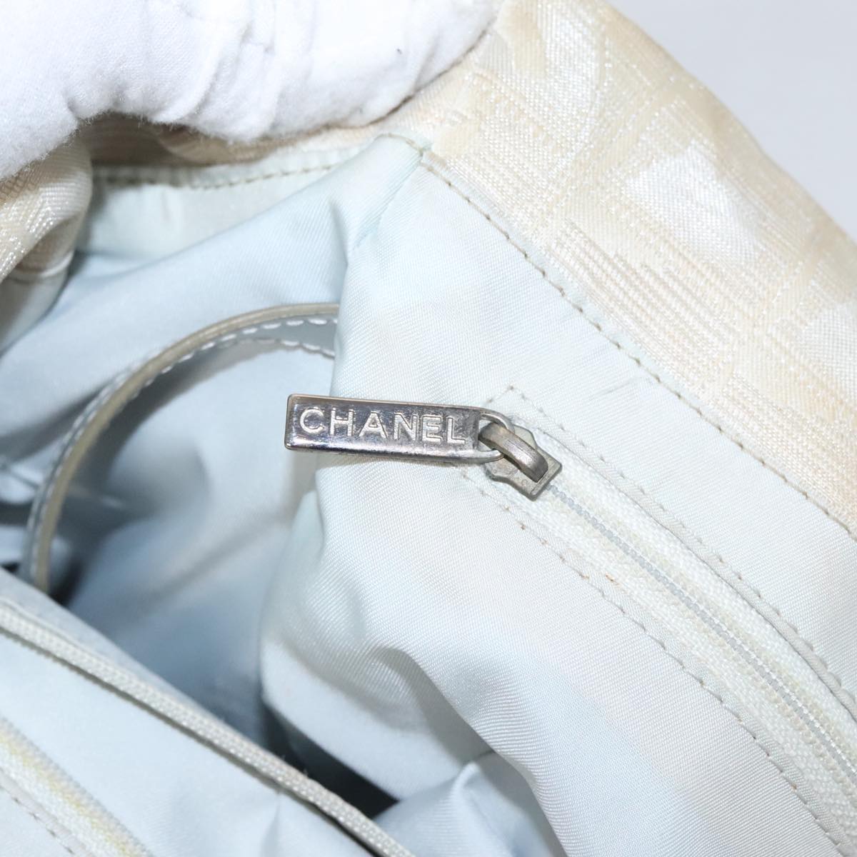 CHANEL New Travel line Tote Bag Nylon Pink CC 108344