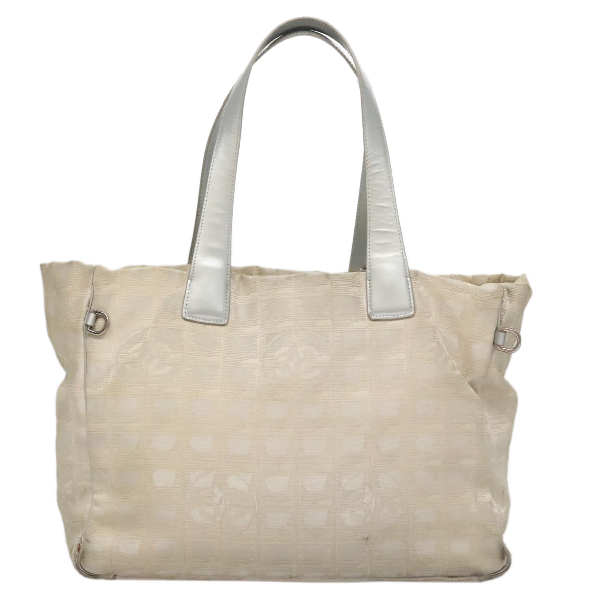 CHANEL New Travel line Tote Bag Nylon Pink CC 108344