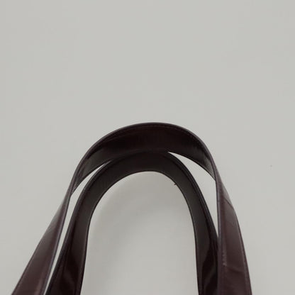 CHANEL Tote Bag Patent leather Purple CC 108601