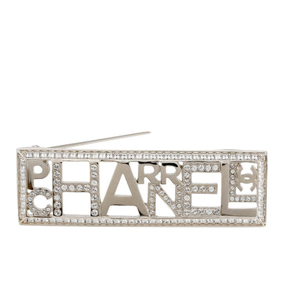Chanel Pharrell Crystal Silver Pin