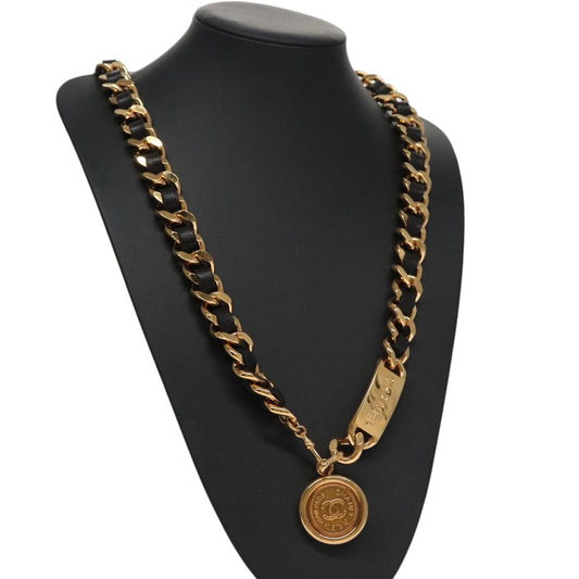 CHANEL Chain Belt metal 34.3"" Gold CC 109054