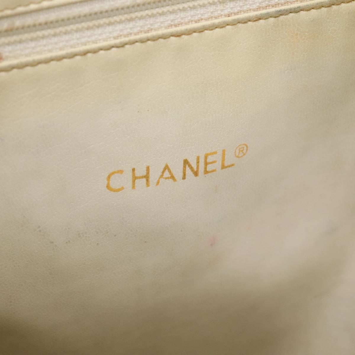 CHANEL Mademoiselle Tote Bag Canvas Navy CC 110544