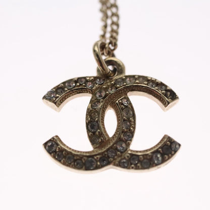 CHANEL Necklace metal Gold CC 110931