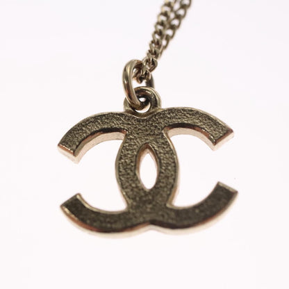 CHANEL Necklace metal Gold CC 110931