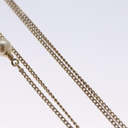 CHANEL Necklace metal Gold CC 110931