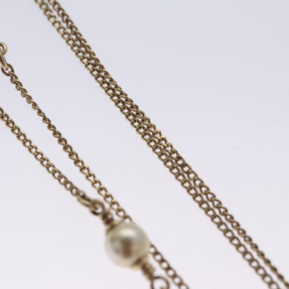 CHANEL Necklace metal Gold CC 110931