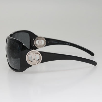 CHANEL Sunglasses plastic Black CC 111071