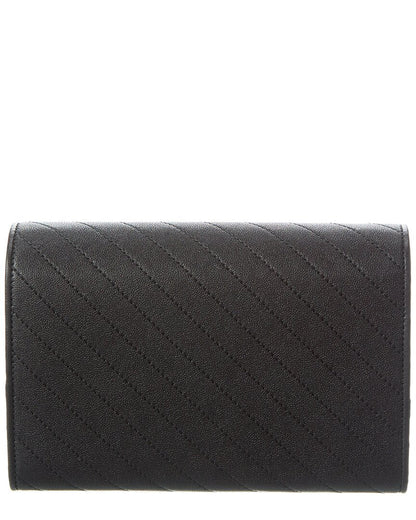 Gucci Blondie Leather Wallet On Chain