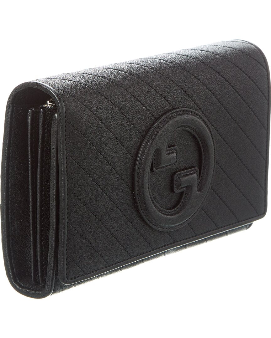 Gucci Blondie Leather Wallet On Chain