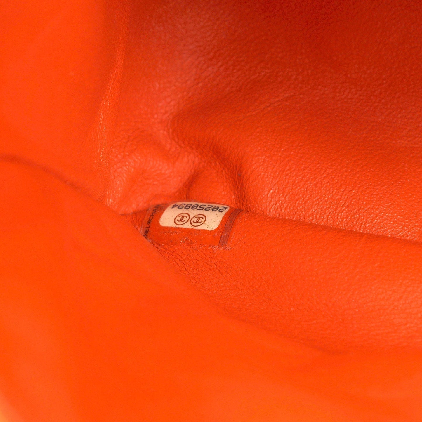 Chanel Tangerine Quilted Glazed Caviar Classic Reissue