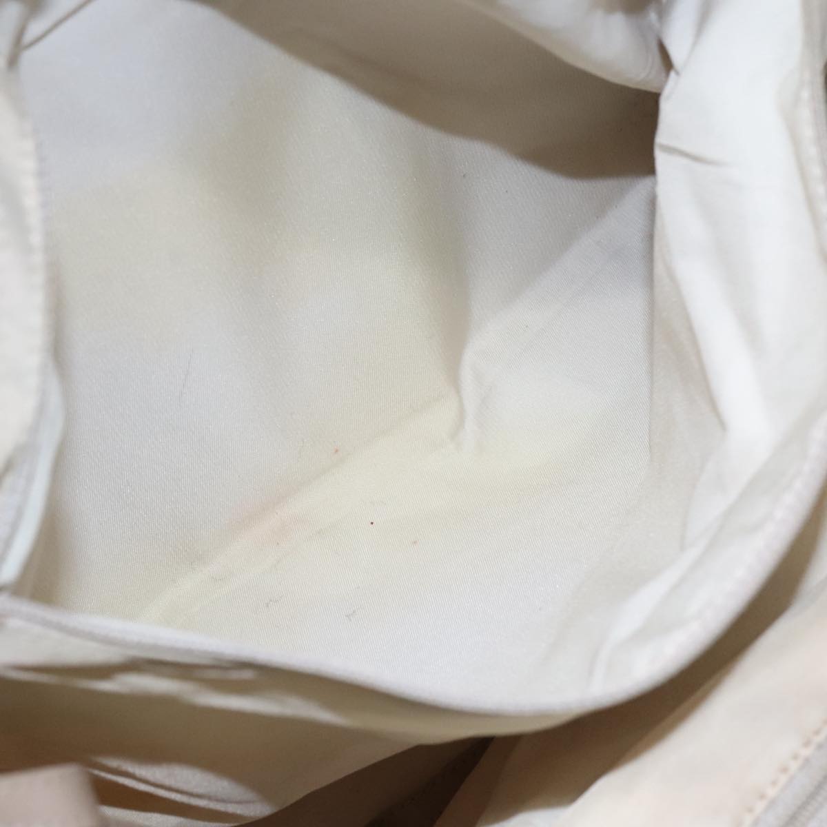 CHANEL New Travel line Tote Bag Nylon Beige CC 111943