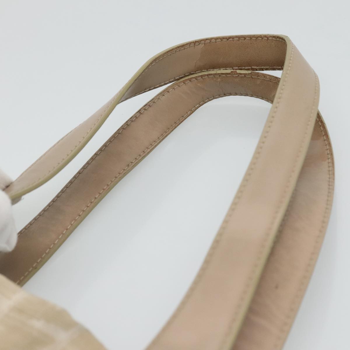 CHANEL New Travel line Tote Bag Nylon Beige CC 111943