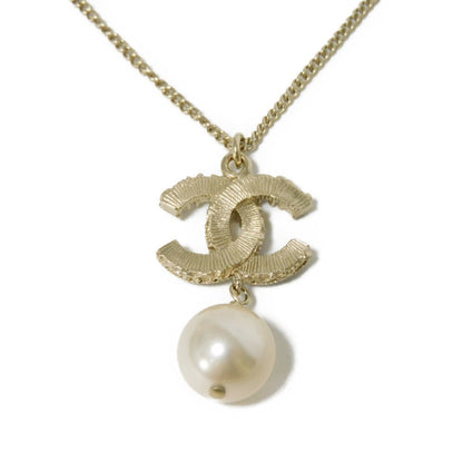 Chanel Swing Pearl Coco Mark Necklace A61444