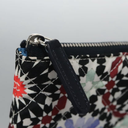 CHANEL Clutch Bag Cotton White CC 113828A