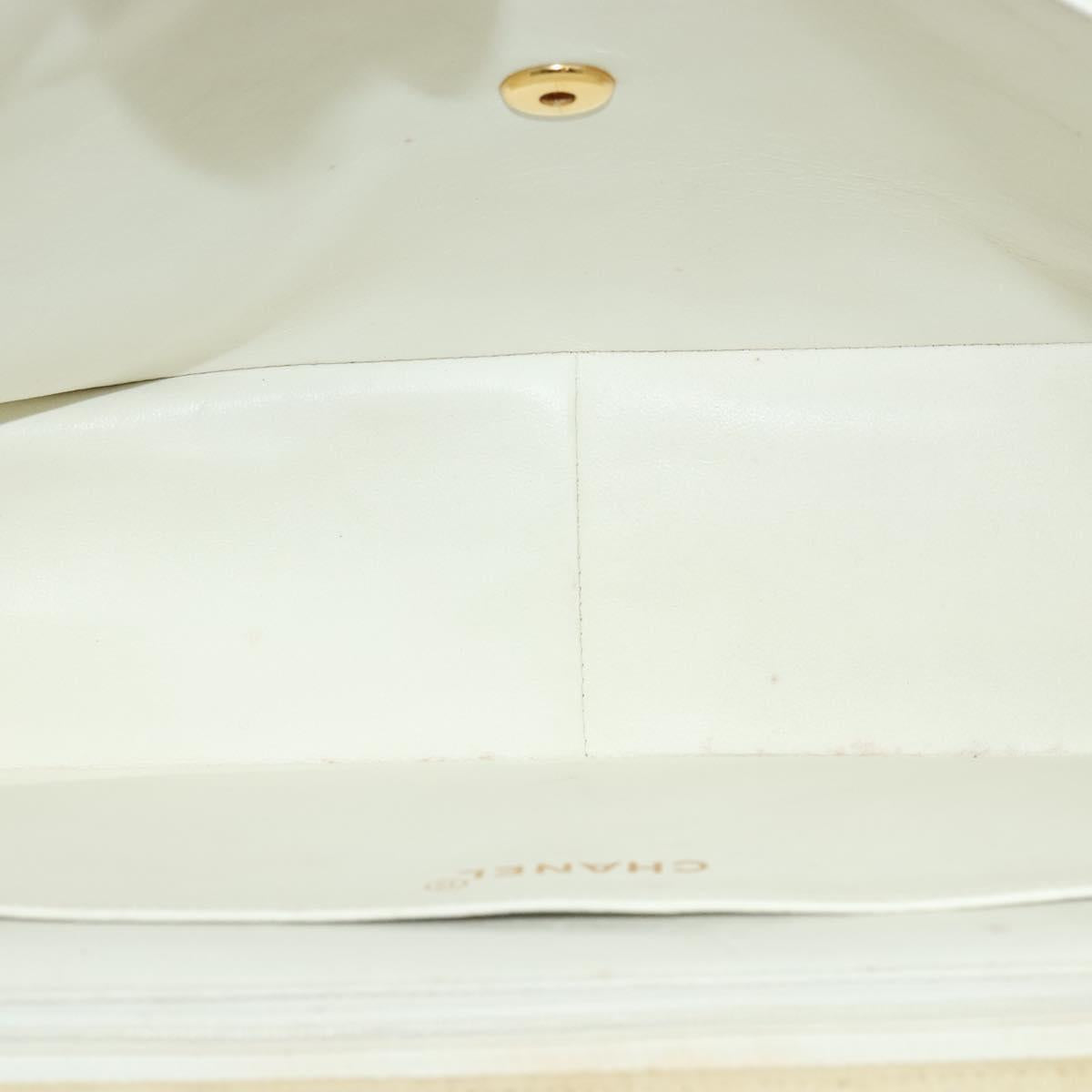 CHANEL Matelasse 35 Chain Shoulder Bag Canvas Beige CC 115471A