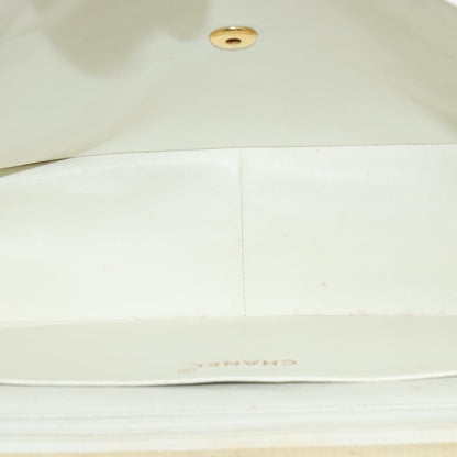 CHANEL Matelasse 35 Chain Shoulder Bag Canvas Beige CC 115471A