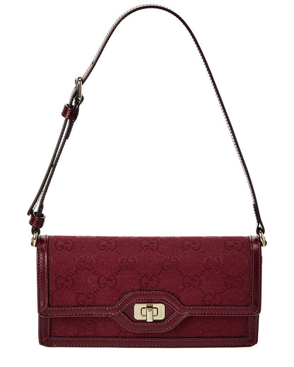 Gucci Canvas Shoulder Bag