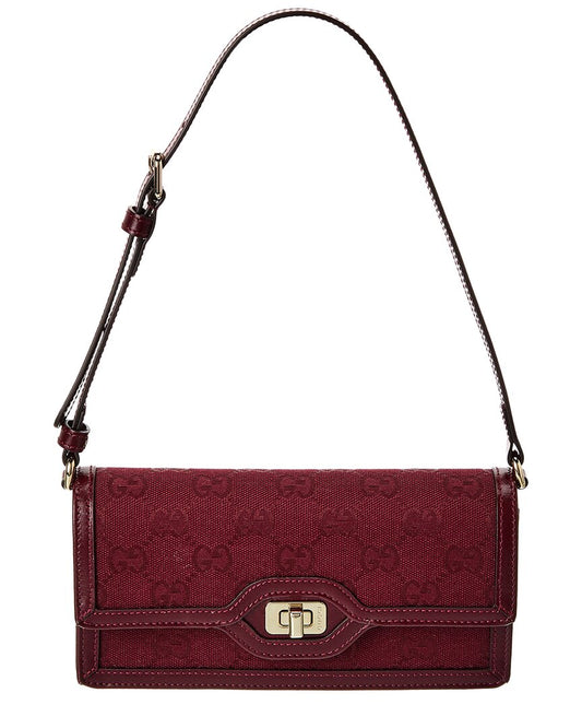 Gucci Canvas Shoulder Bag
