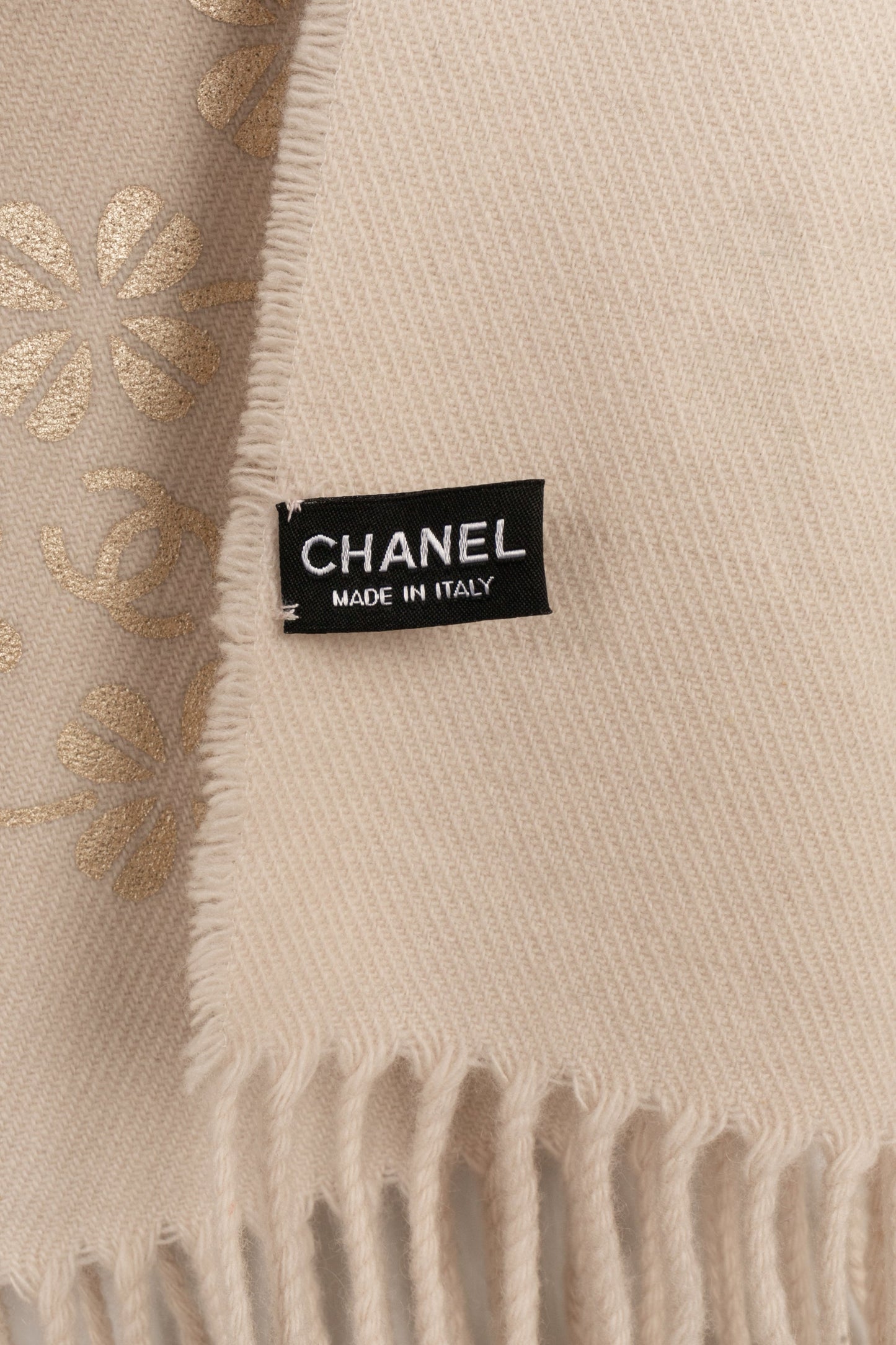 Echarpe en laine et cachemire Chanel