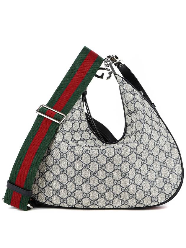 Gucci Attache Large Shoulder Bag Beige