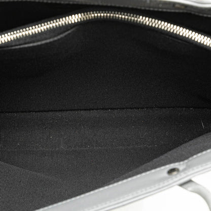 Gray Chanel Chocolate Bar Lambskin Tote