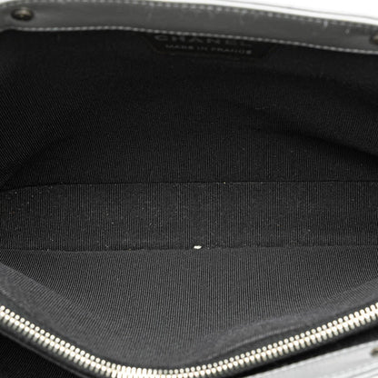 Gray Chanel Chocolate Bar Lambskin Tote
