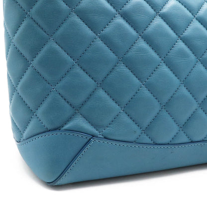 Chanel Matelasse Coco Mark Leather Tote Bag