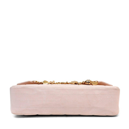 Chanel Blush Lambskin Lucky Charms Chain Flap Bag