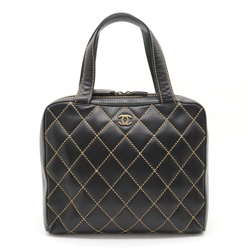 Chanel Wild Stitch Leather Tote Bag A14693