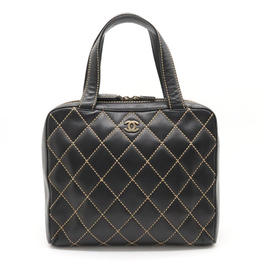 Chanel Wild Stitch Leather Tote Bag A14693