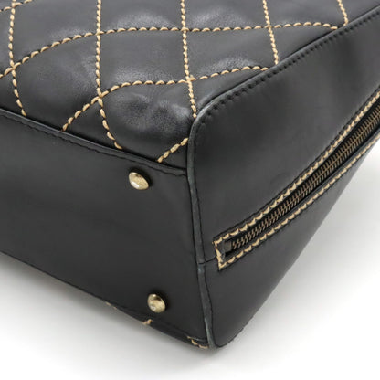 Chanel Wild Stitch Leather Tote Bag A14693