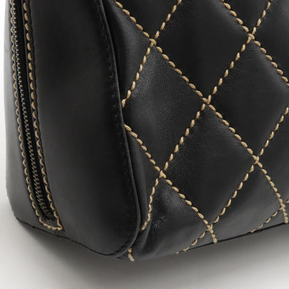 Chanel Wild Stitch Leather Tote Bag A14693