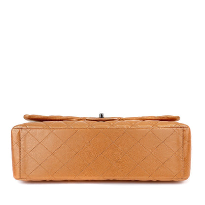 Chanel Metallic Copper Maxi Classic w/ Gunmetal Hardware