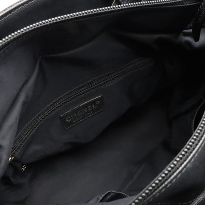 Chanel Paris Biarritz Tote PM Black Leather